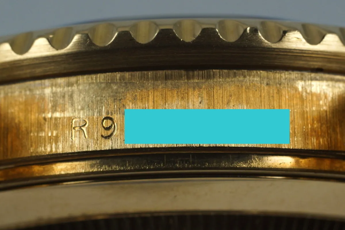 1988 Rolex YG Blue Submariner 16618