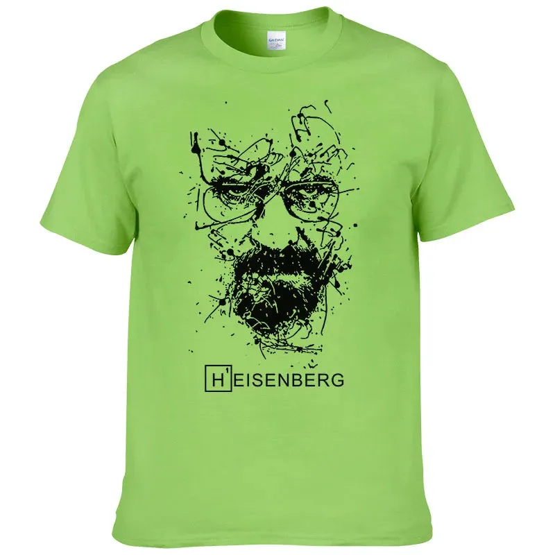 2024 New Fashion Breaking Bad T Shirts Men Heisenberg Camisetas Hombre Men Cool Tee Shirt Tops Short Sleeve Cotton T-shirts #191