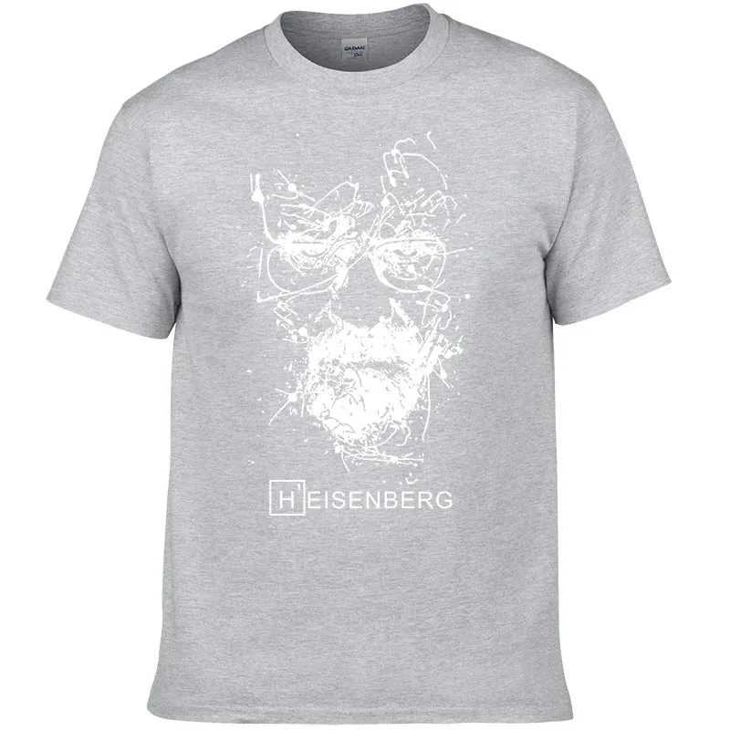 2024 New Fashion Breaking Bad T Shirts Men Heisenberg Camisetas Hombre Men Cool Tee Shirt Tops Short Sleeve Cotton T-shirts #191