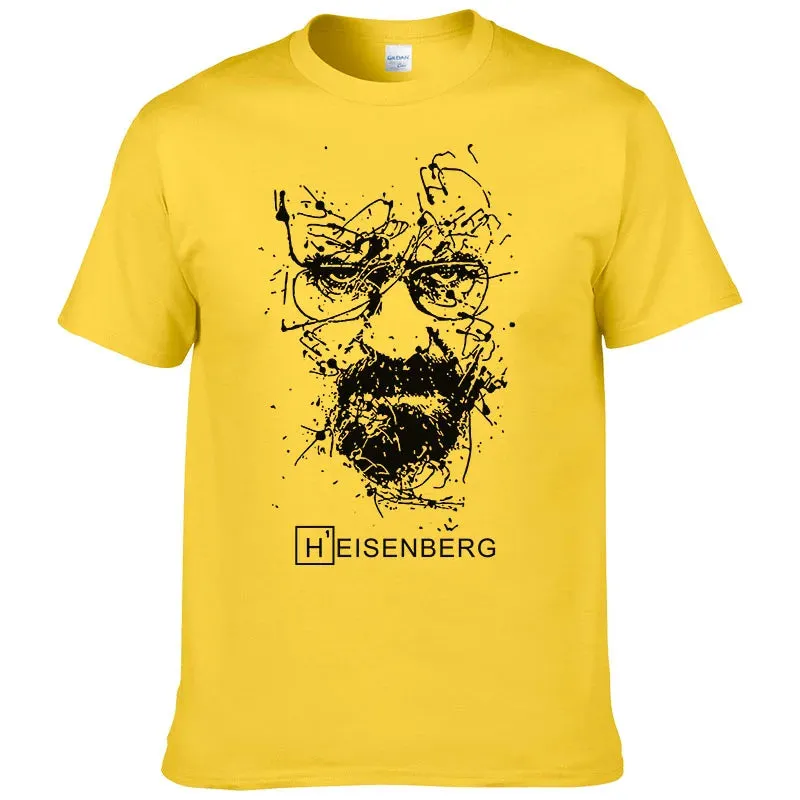2024 New Fashion Breaking Bad T Shirts Men Heisenberg Camisetas Hombre Men Cool Tee Shirt Tops Short Sleeve Cotton T-shirts #191