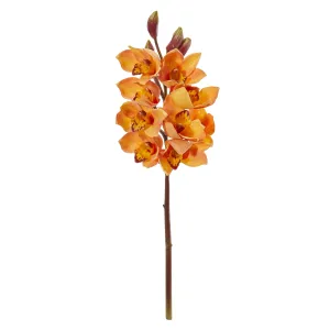 20" Cymbidium Orchid Artificial Flower (Set of 4)