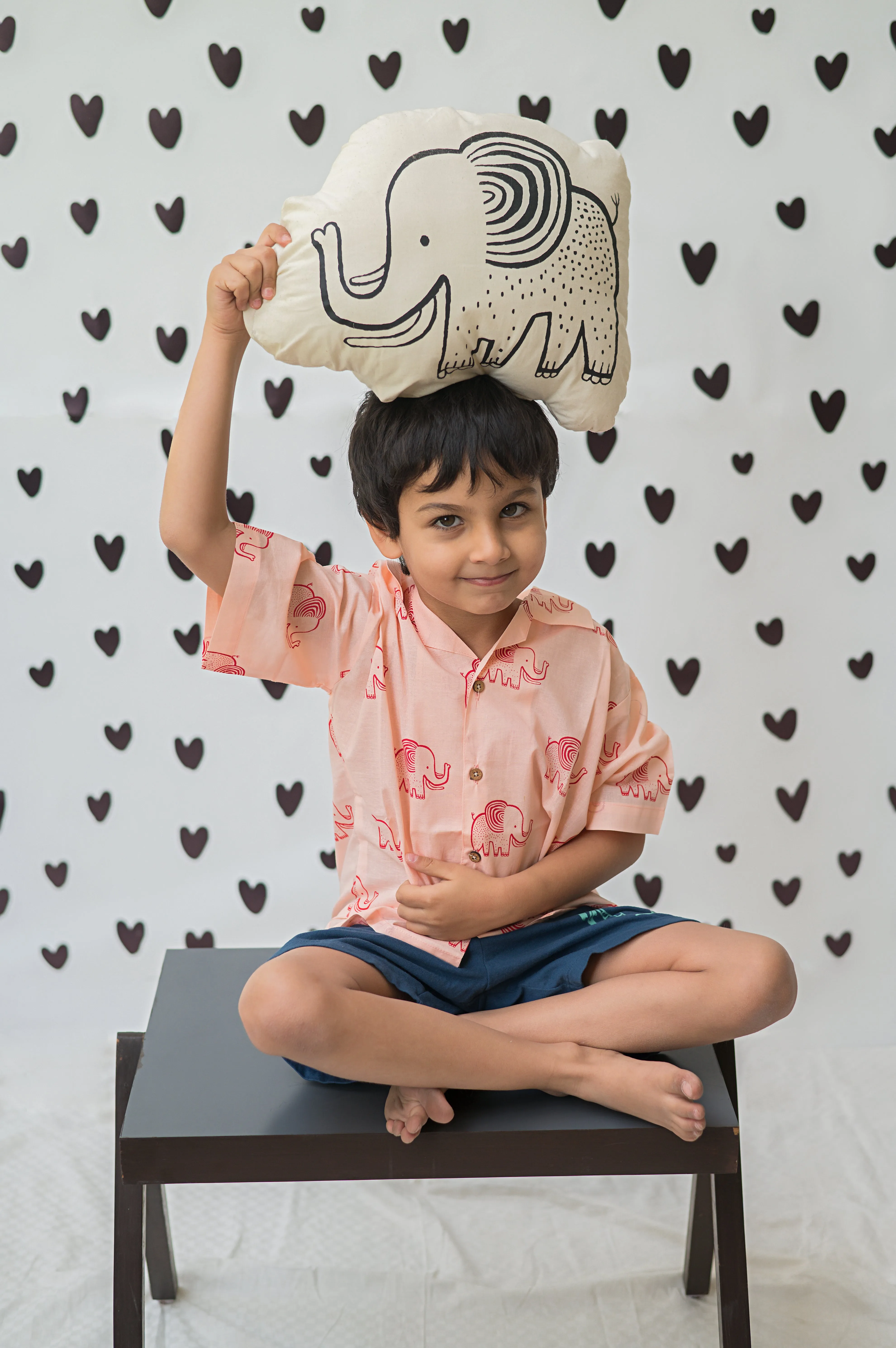 A STOMPING ELEPHANT - COTTON SHIRT