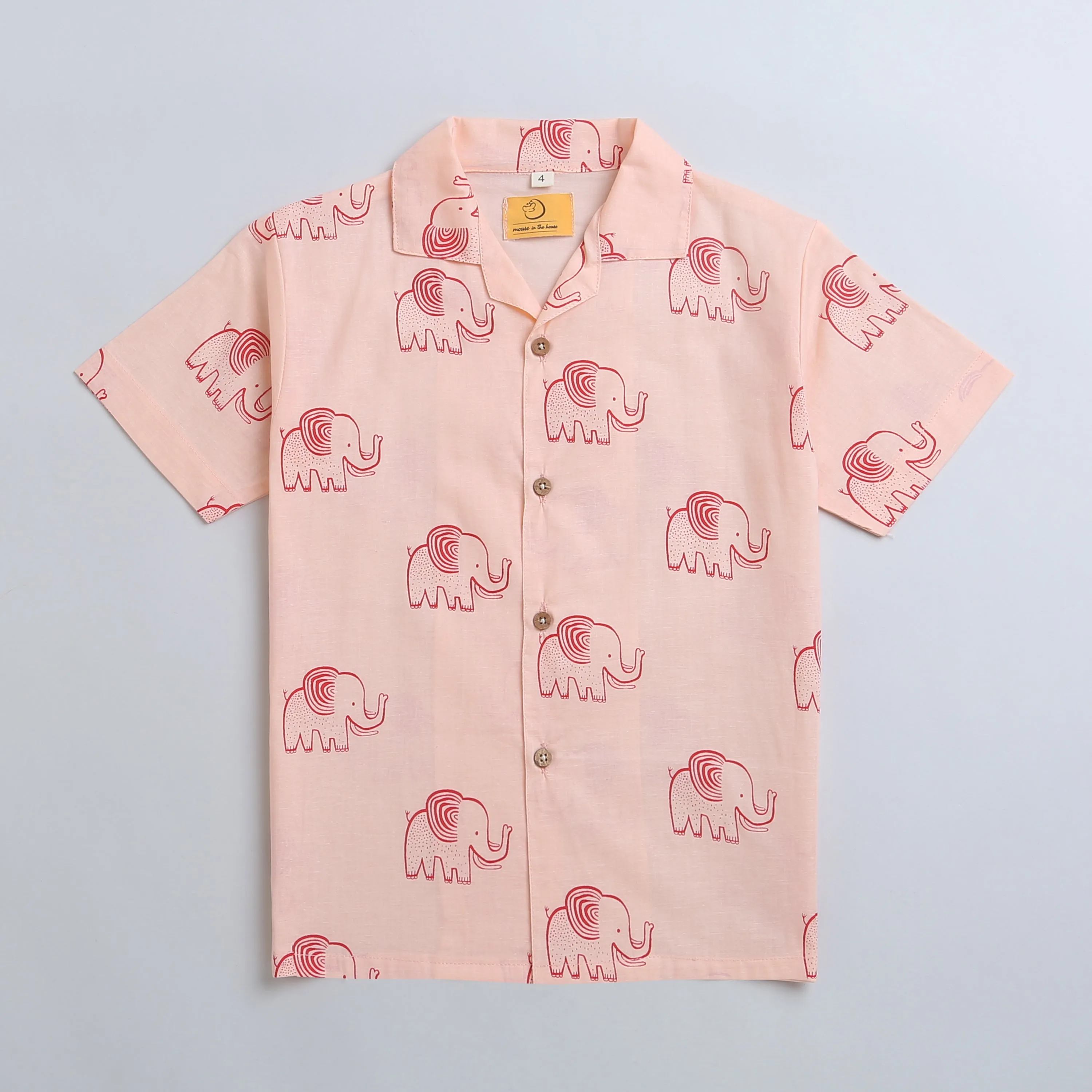 A STOMPING ELEPHANT - COTTON SHIRT