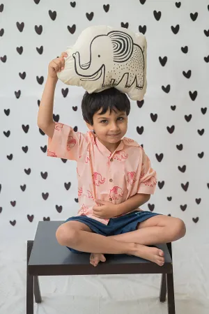 A STOMPING ELEPHANT - COTTON SHIRT