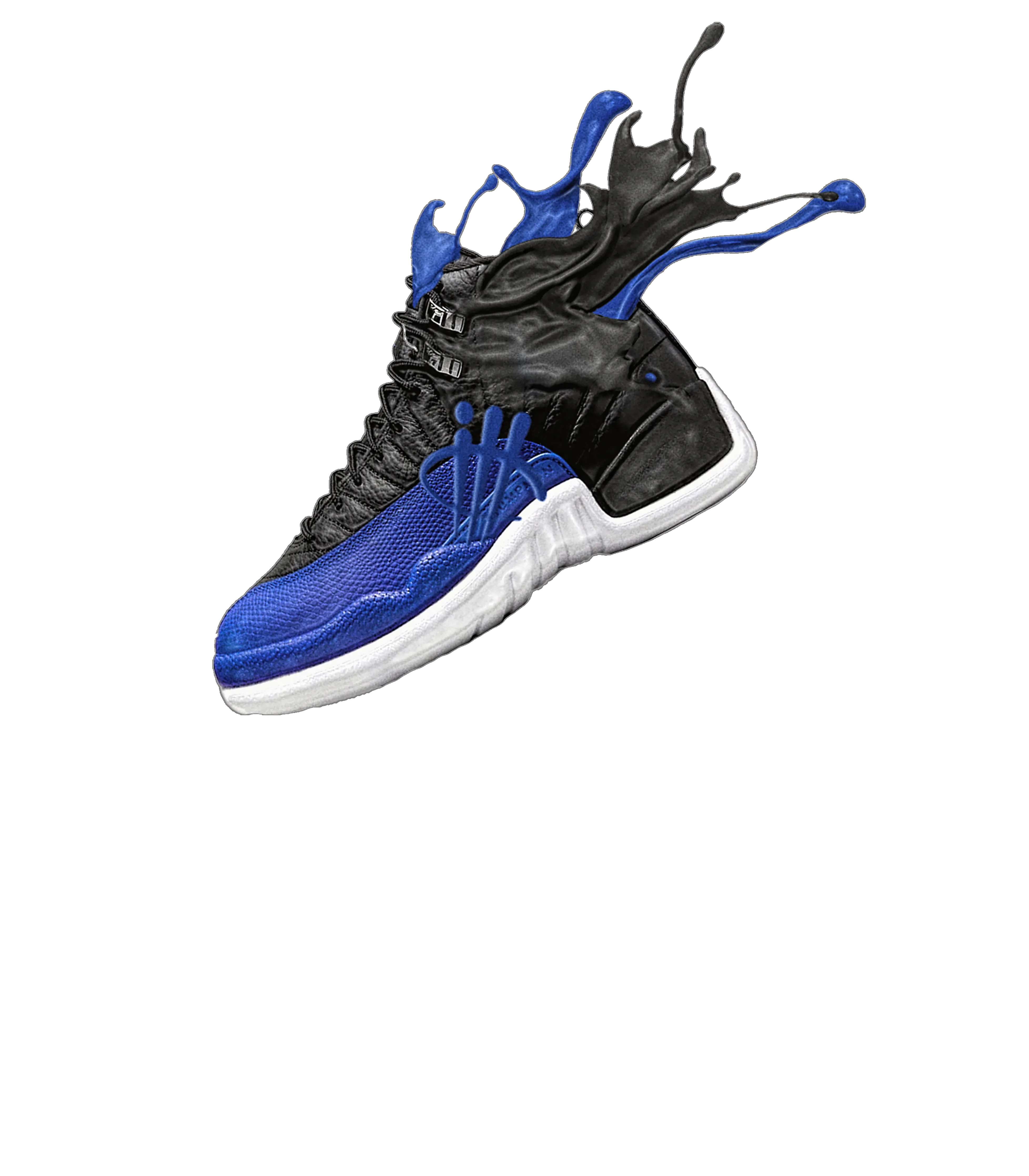 Air Jordan 12 WMNS “Hyper Royal” White T-Shirt (HYPER SPLASH)