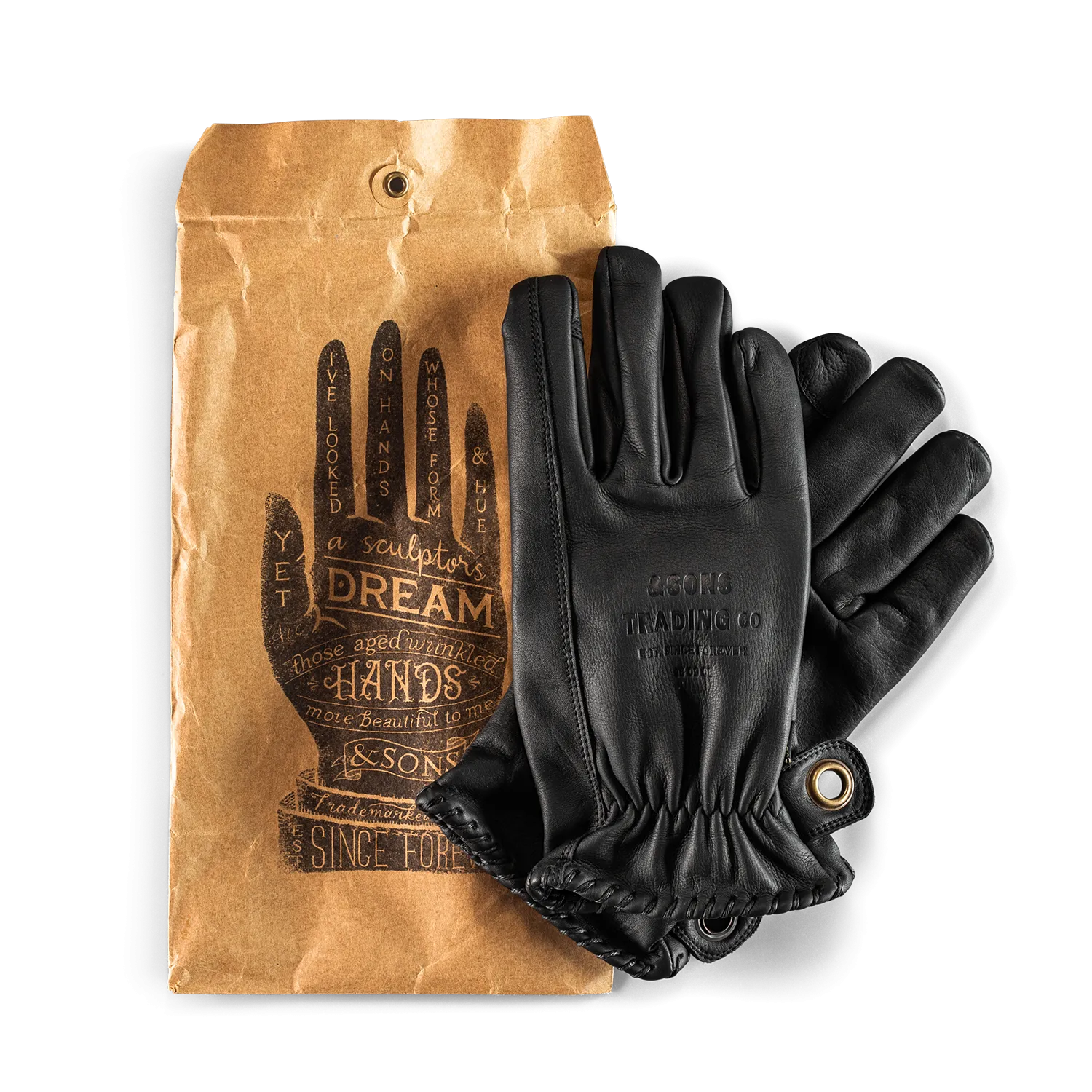 &SONS Adventure Gloves Black