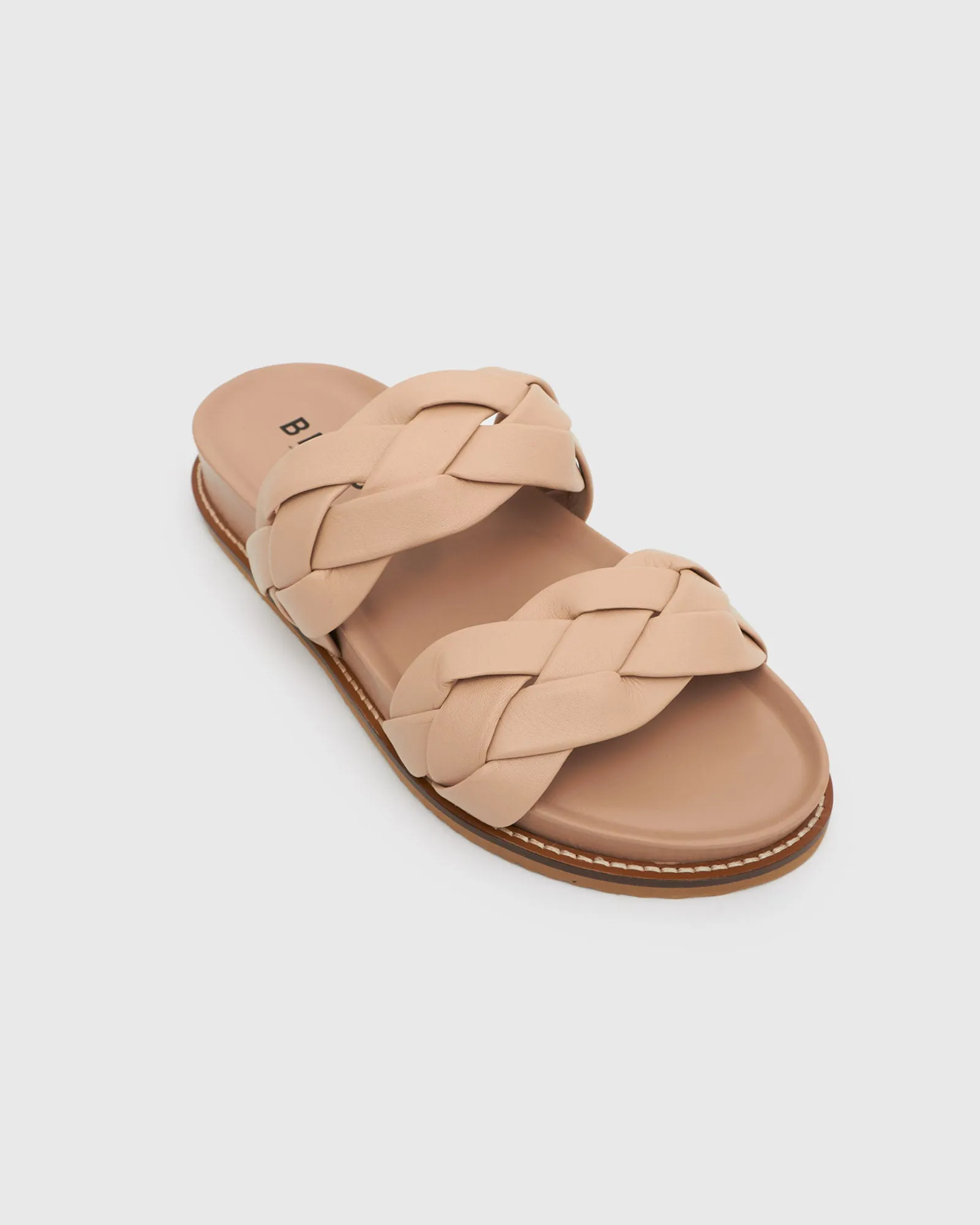 ARUBA Leather Braided Upper Slides