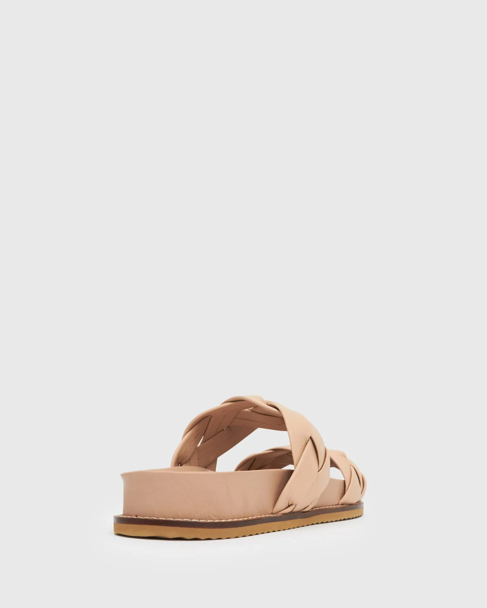 ARUBA Leather Braided Upper Slides