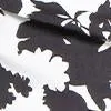 Asymmetrical Black & White Floral Midi Dress - Do Be