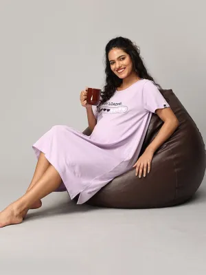 Baby Loading Oversized Maternity T Shirt Dress