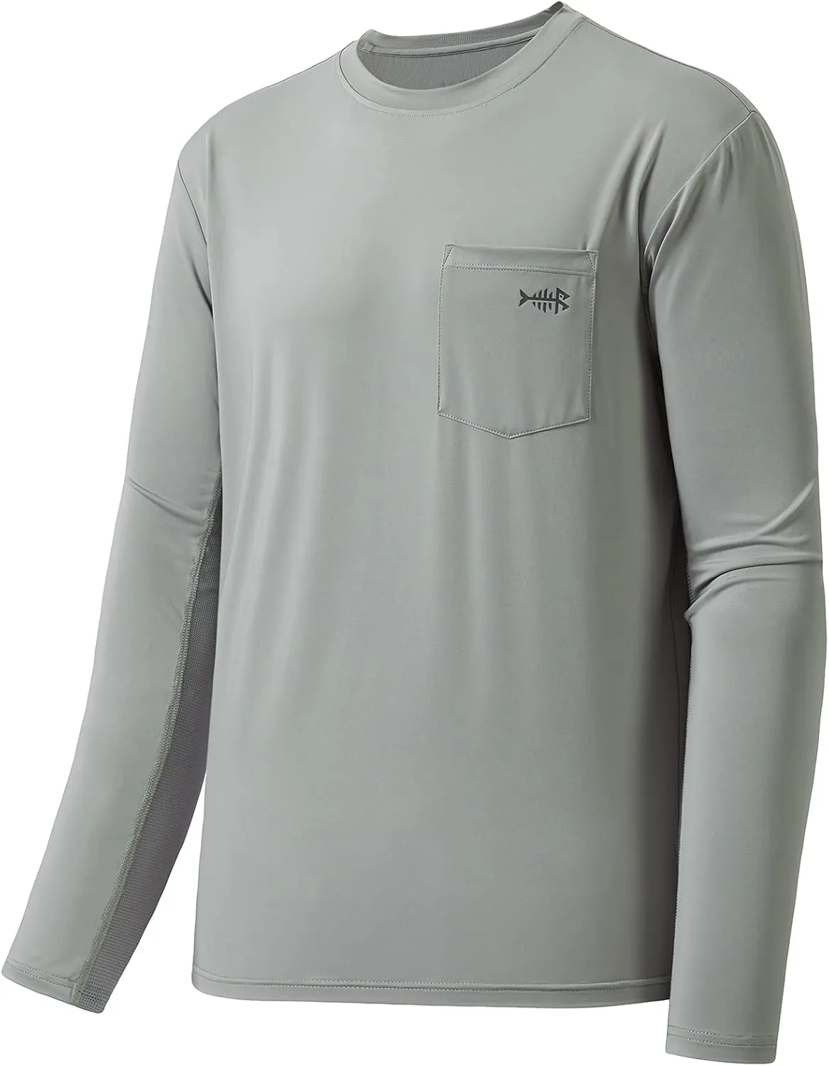 BASSDASH Mens UPF 50  Performance Long Sleeve T-Shirt UV Sun Protection Fishing Hiking Sports Shirts