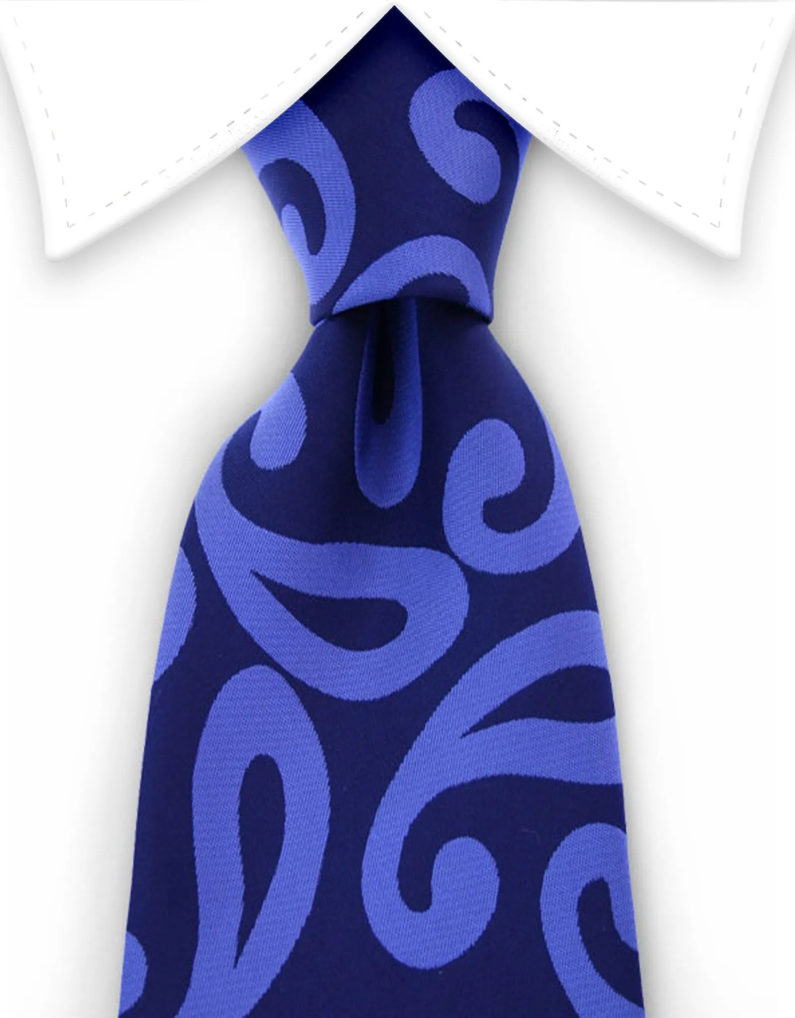 Blue Paisley Necktie