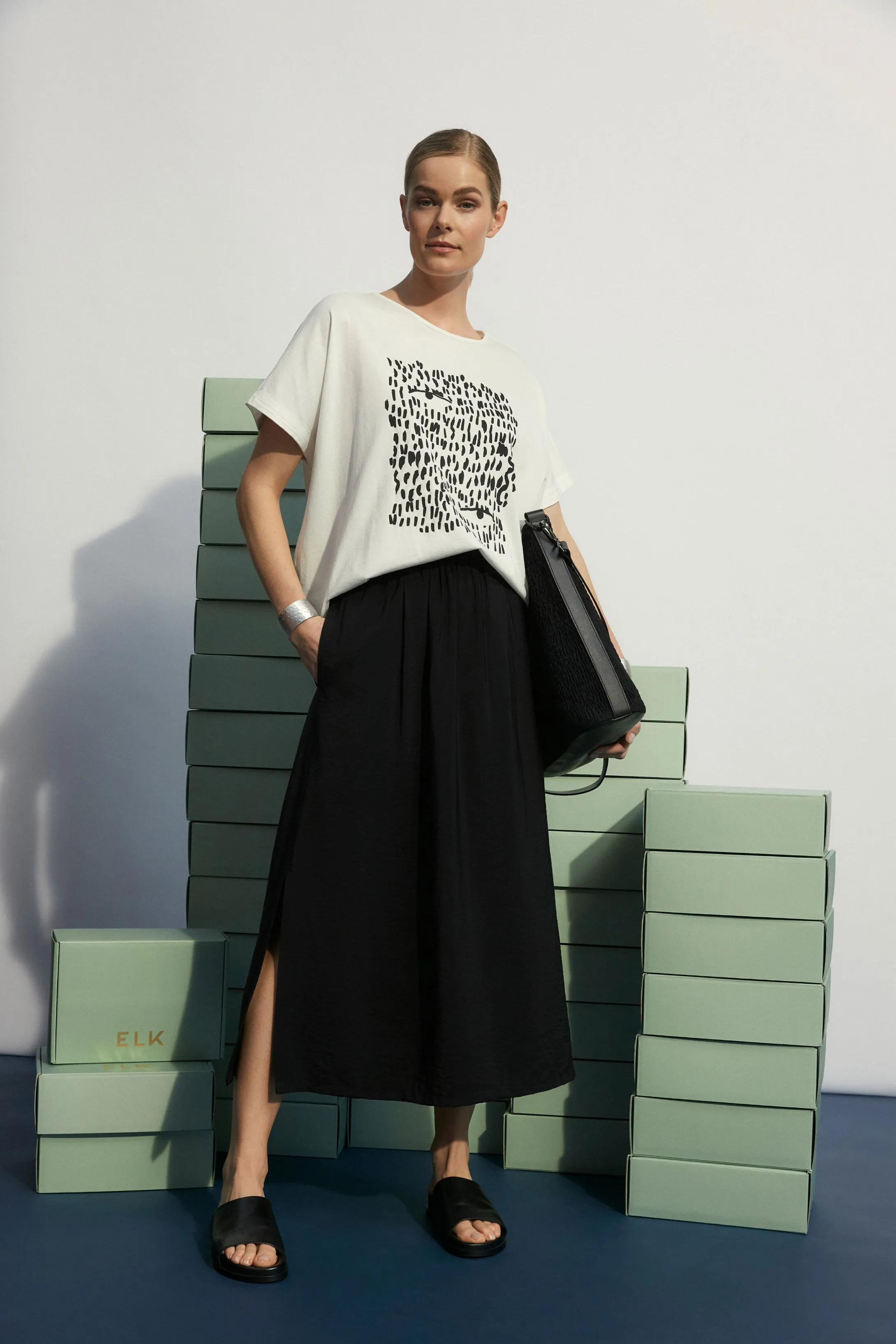 Bruk Tee Black Print