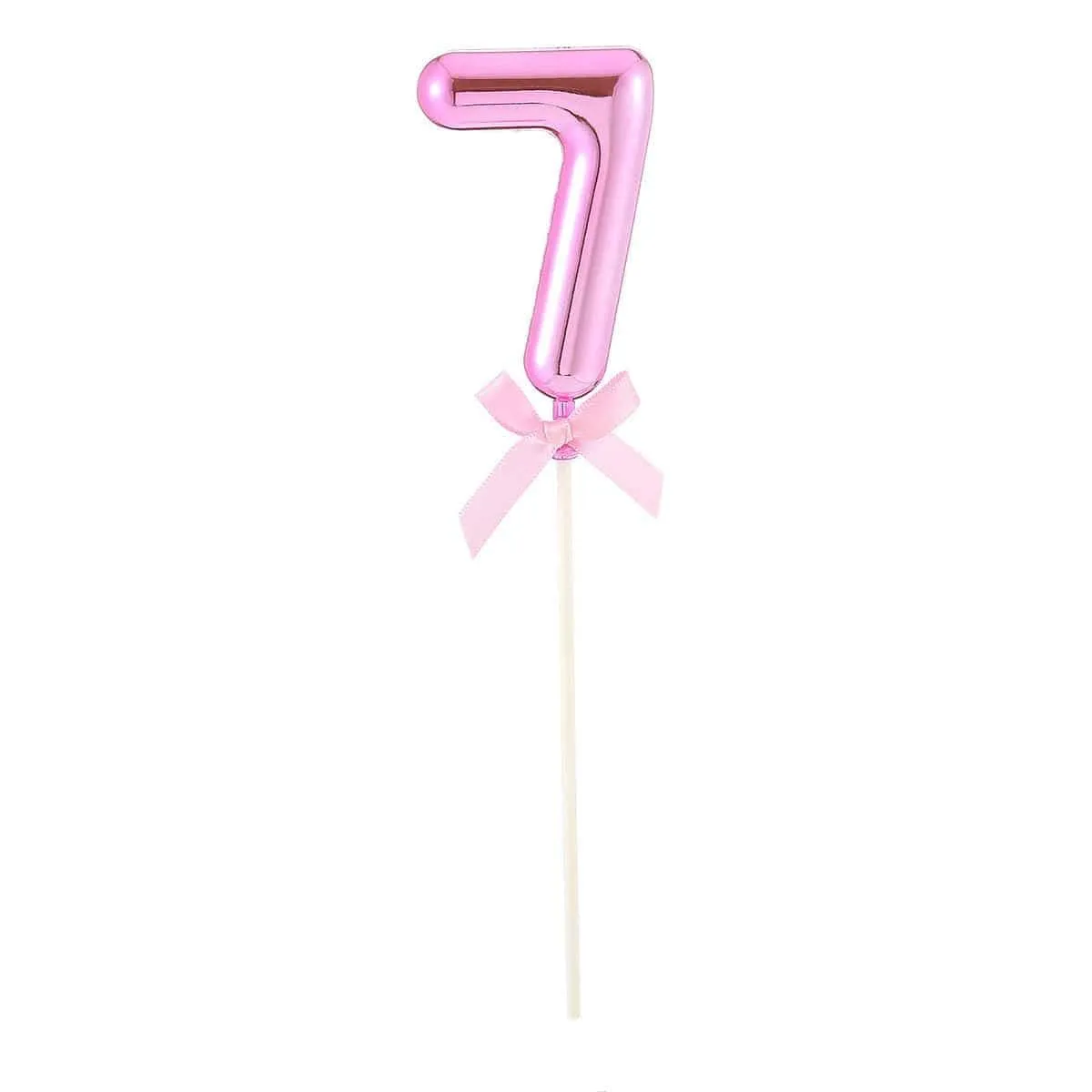 Cake Topper Number '7' - Pink