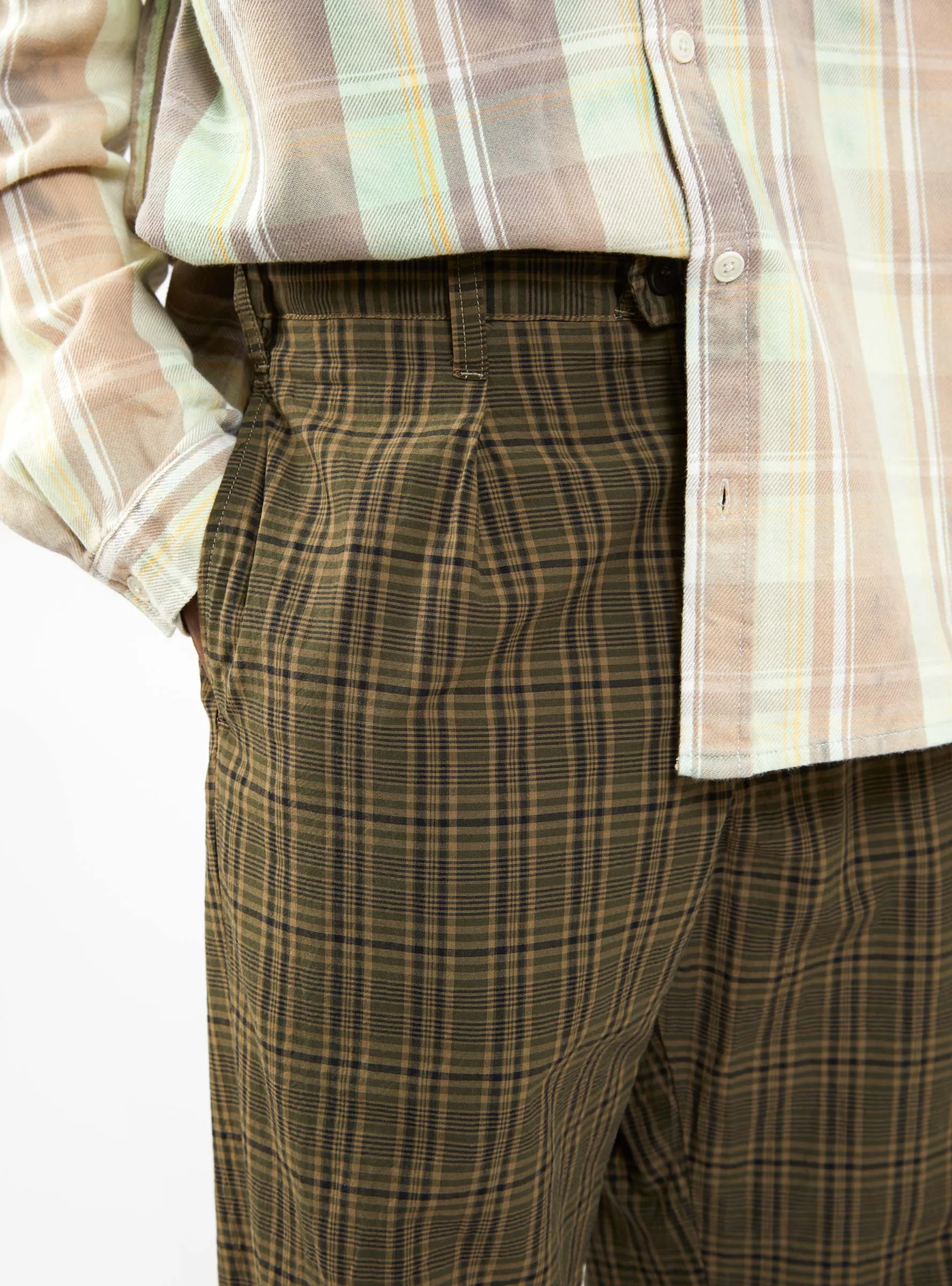 Carlyle Pant Olive & Brown