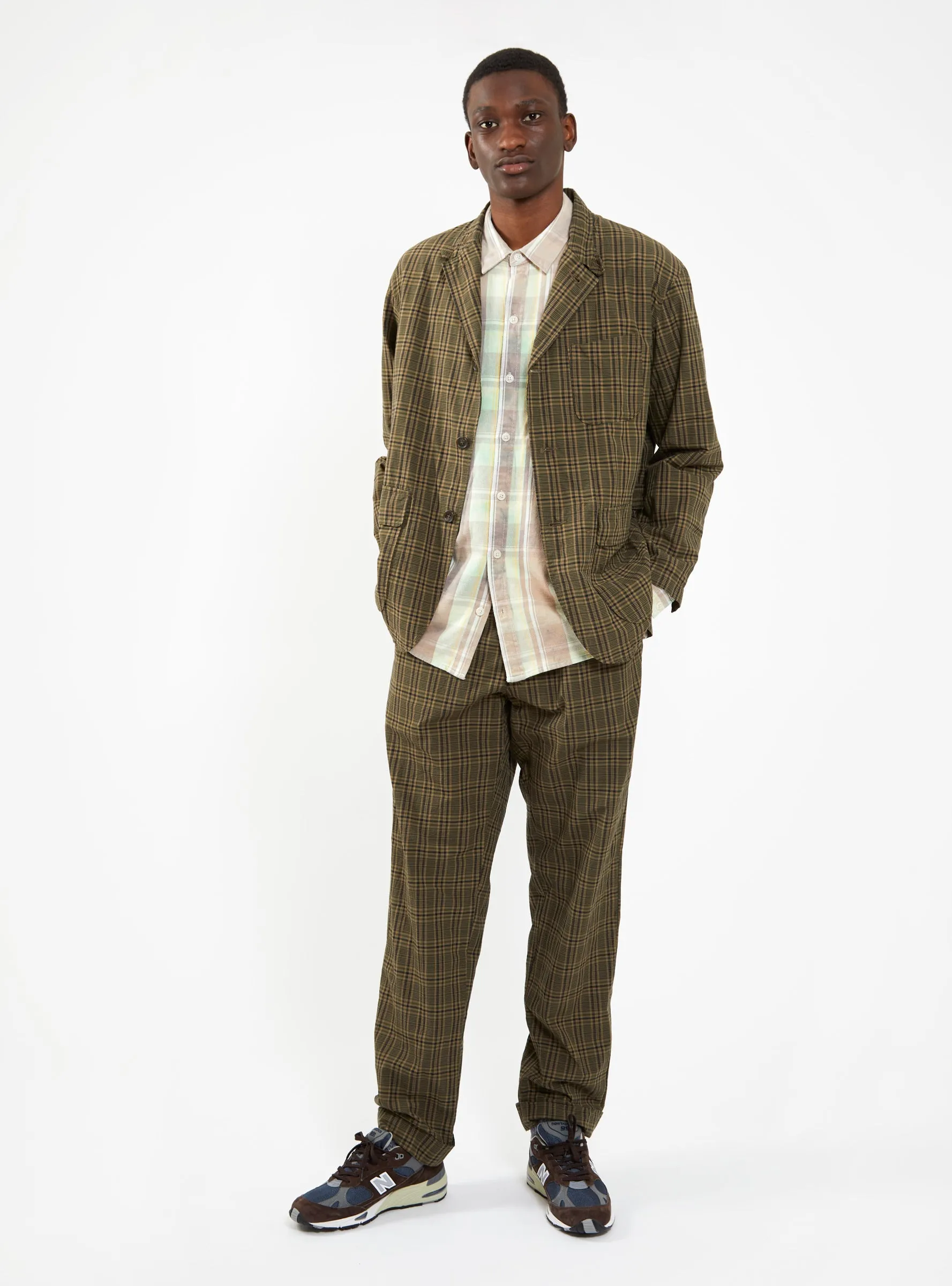 Carlyle Pant Olive & Brown