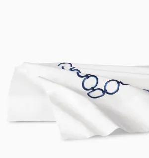 Catena Navy Bedding by Sferra
