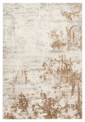 Cirque CIQ28 Grey/Gold Rug