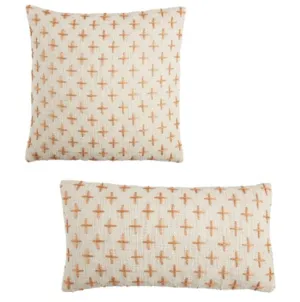 Cross Embroidery Pillow