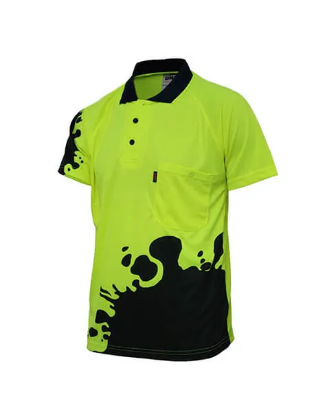 DNC Hi Vis Sublimated Blot Polo (3567)