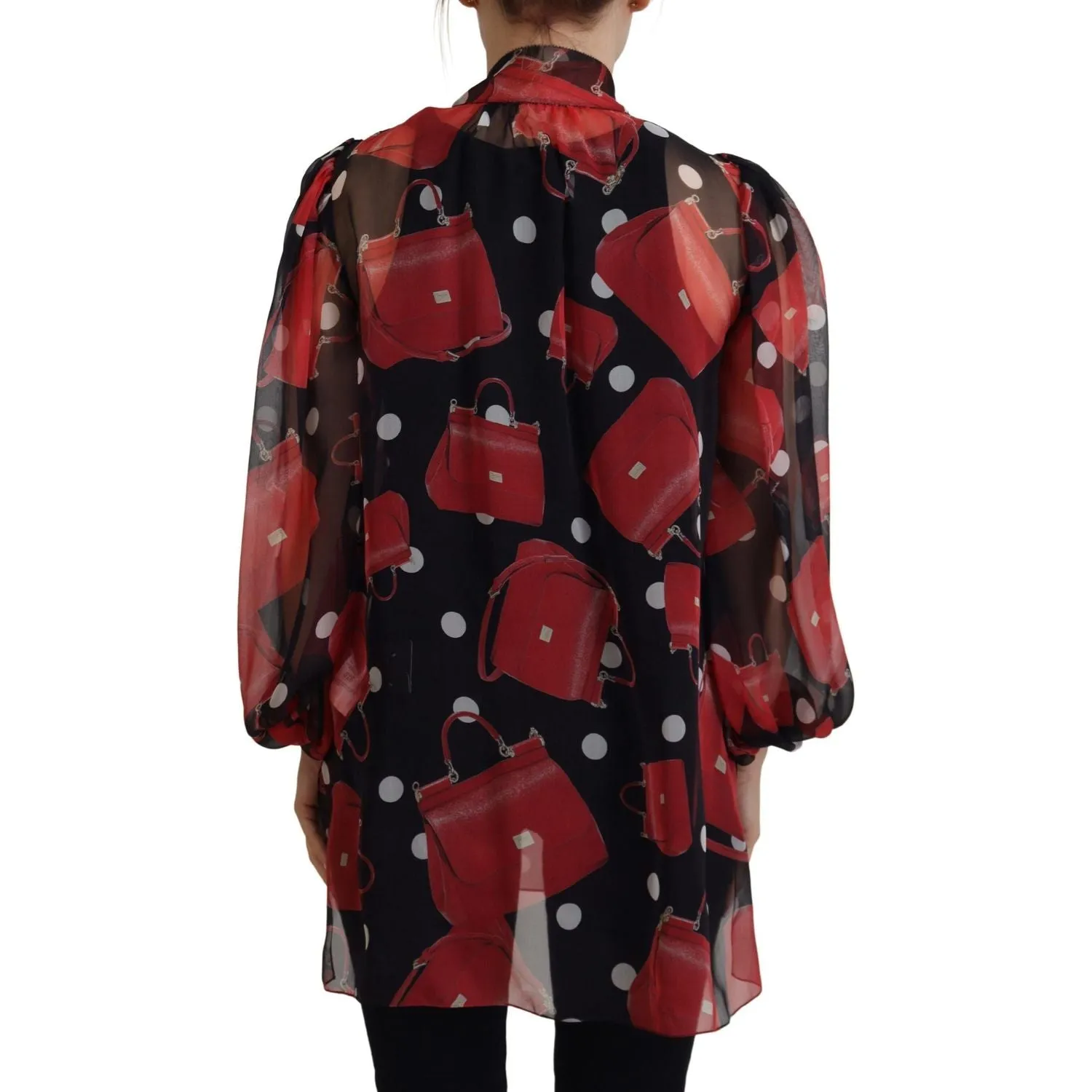 Dolce & Gabbana Sicilian Print Silk Blouse - Luxurious & Chic