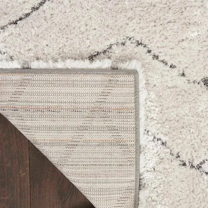 Dreamy Shag DRS03 Ivory/Grey Rug