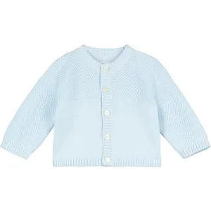 Emile Et Rose Baby Boys Cypress Blue Knit Cardigan