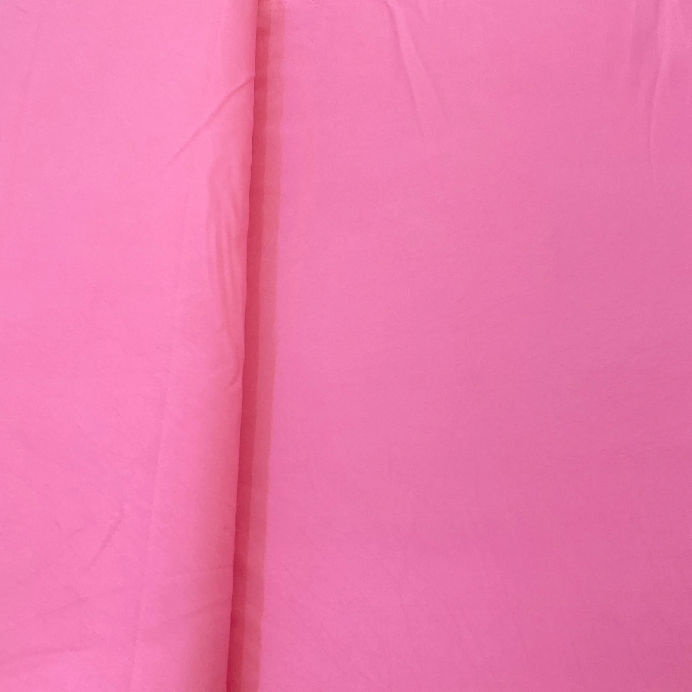 Exclusive Rouge Pink Solid Malai Crepe Fabric