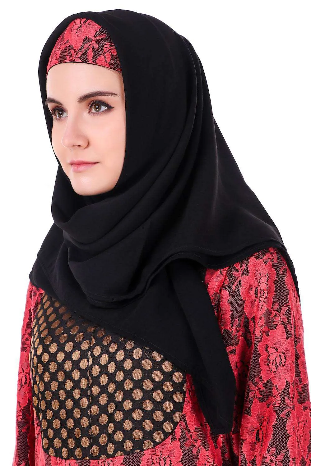 Fancy Dual Color EID Abaya