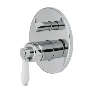 Fienza Eleanor Wall Mixer Diverter - Chrome / Ceramic