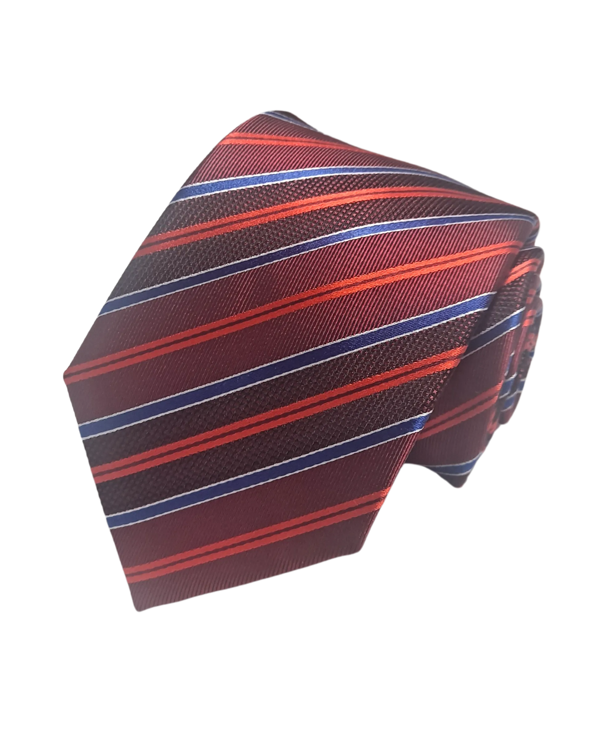 Fire Red Silk Tie Set by Paul Malone