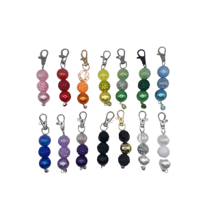 Glitter Beaded Charms