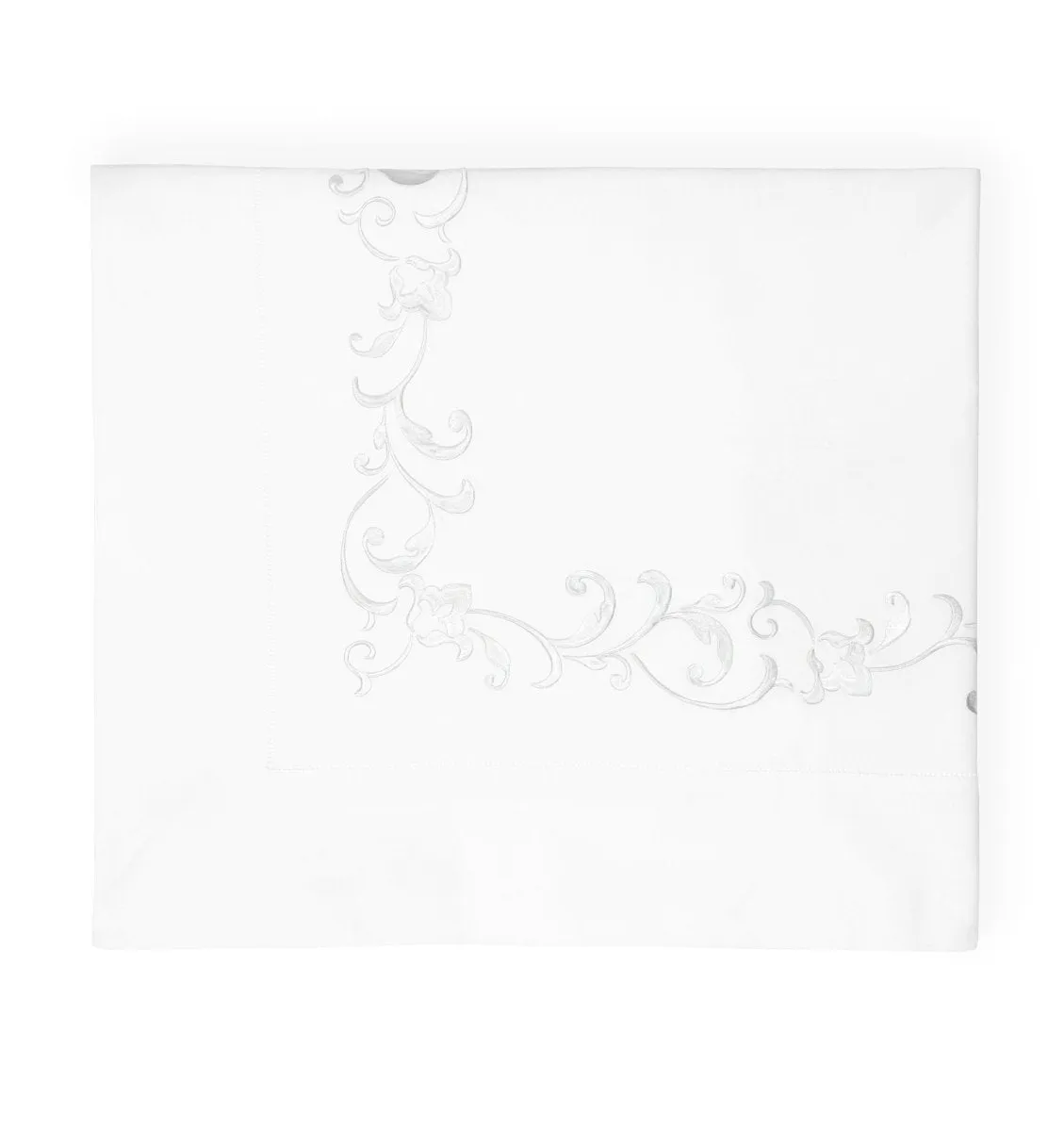 Griante White Bedding by Sferra
