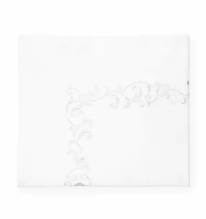 Griante White Bedding by Sferra