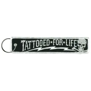 Hot Leathers Tattooed For Life Key Chain Fob KCH5003
