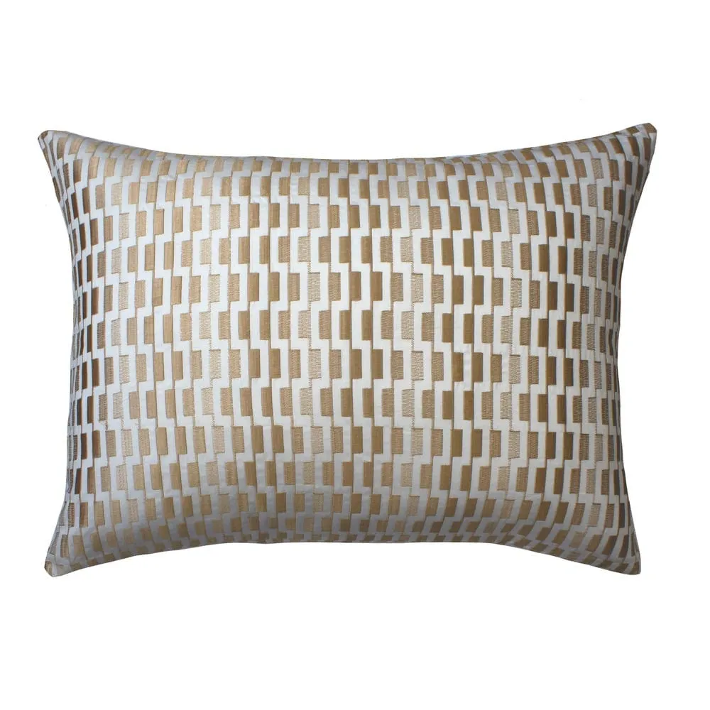 Ingot Gold Embroidered Bedding by Ann Gish
