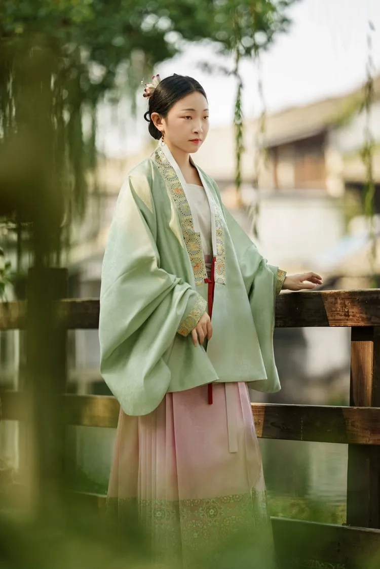Jin Yin Hua 金银花 Honeysuckle Ming Dynasty Lute Sleeve Jiaoling Ao Top