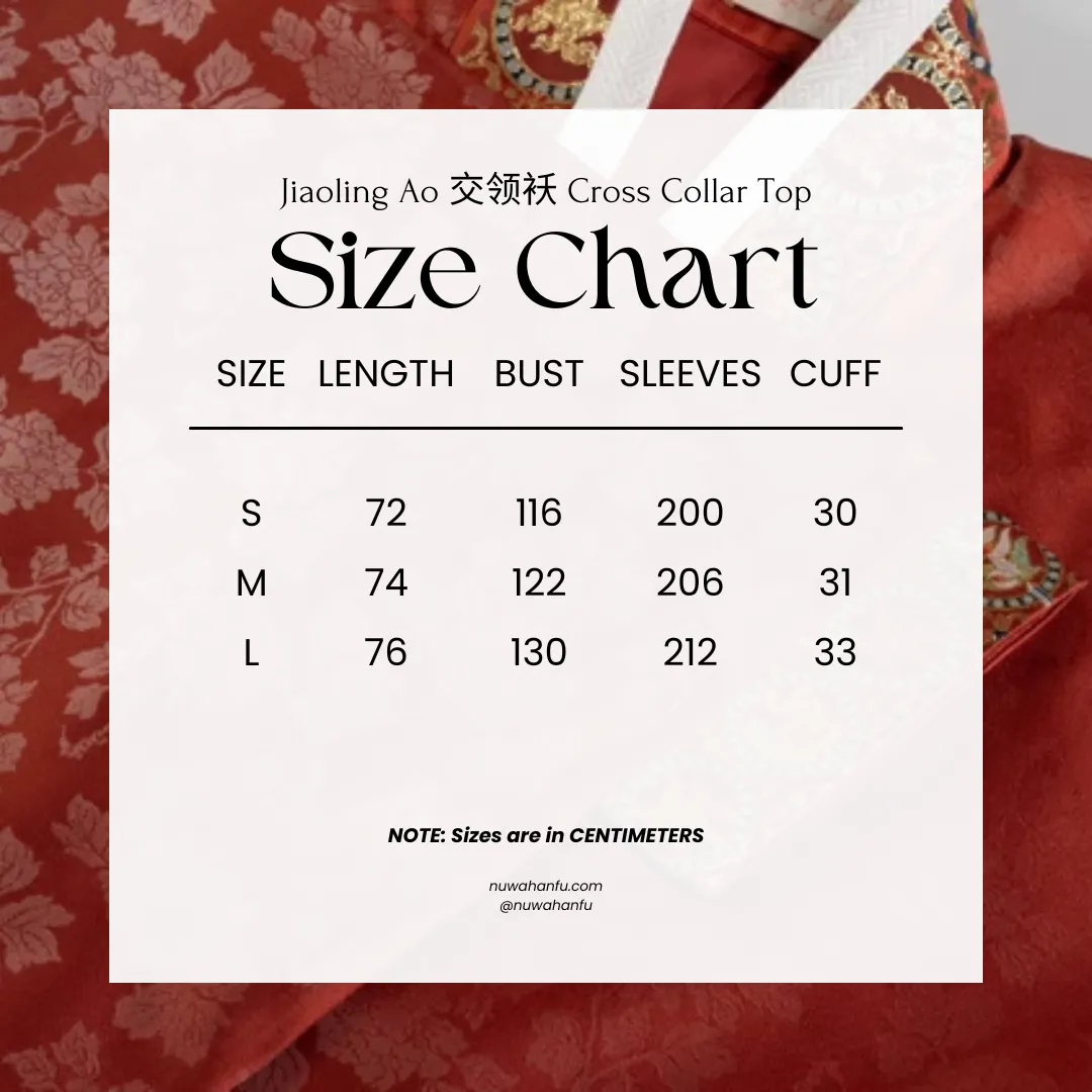Jin Yin Hua 金银花 Honeysuckle Ming Dynasty Lute Sleeve Jiaoling Ao Top