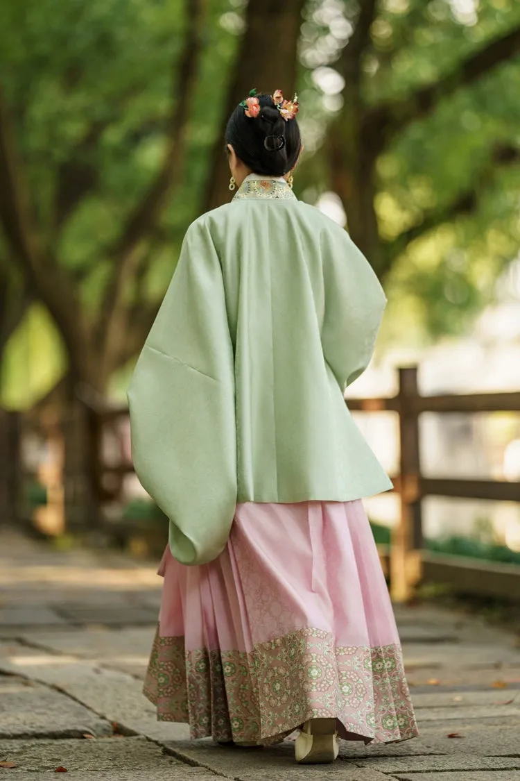 Jin Yin Hua 金银花 Honeysuckle Ming Dynasty Lute Sleeve Jiaoling Ao Top