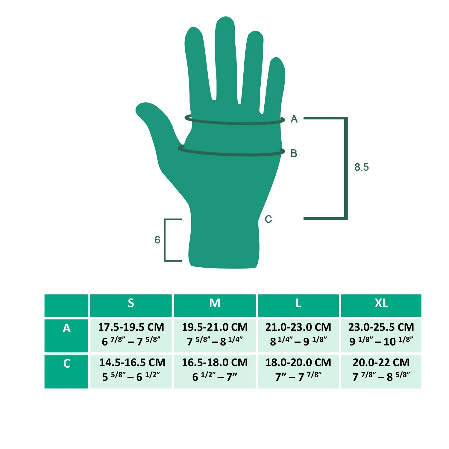Juzo Seamless Compression Gloves & Gauntlets, 30-40 mmHg, Gauntlet