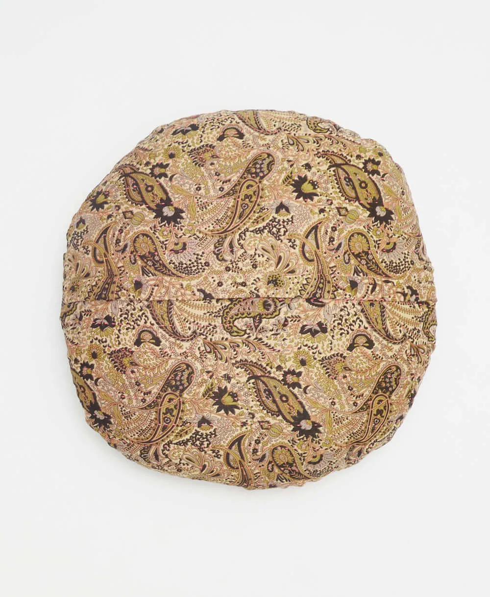 Kantha Round Pillow - No. 240328