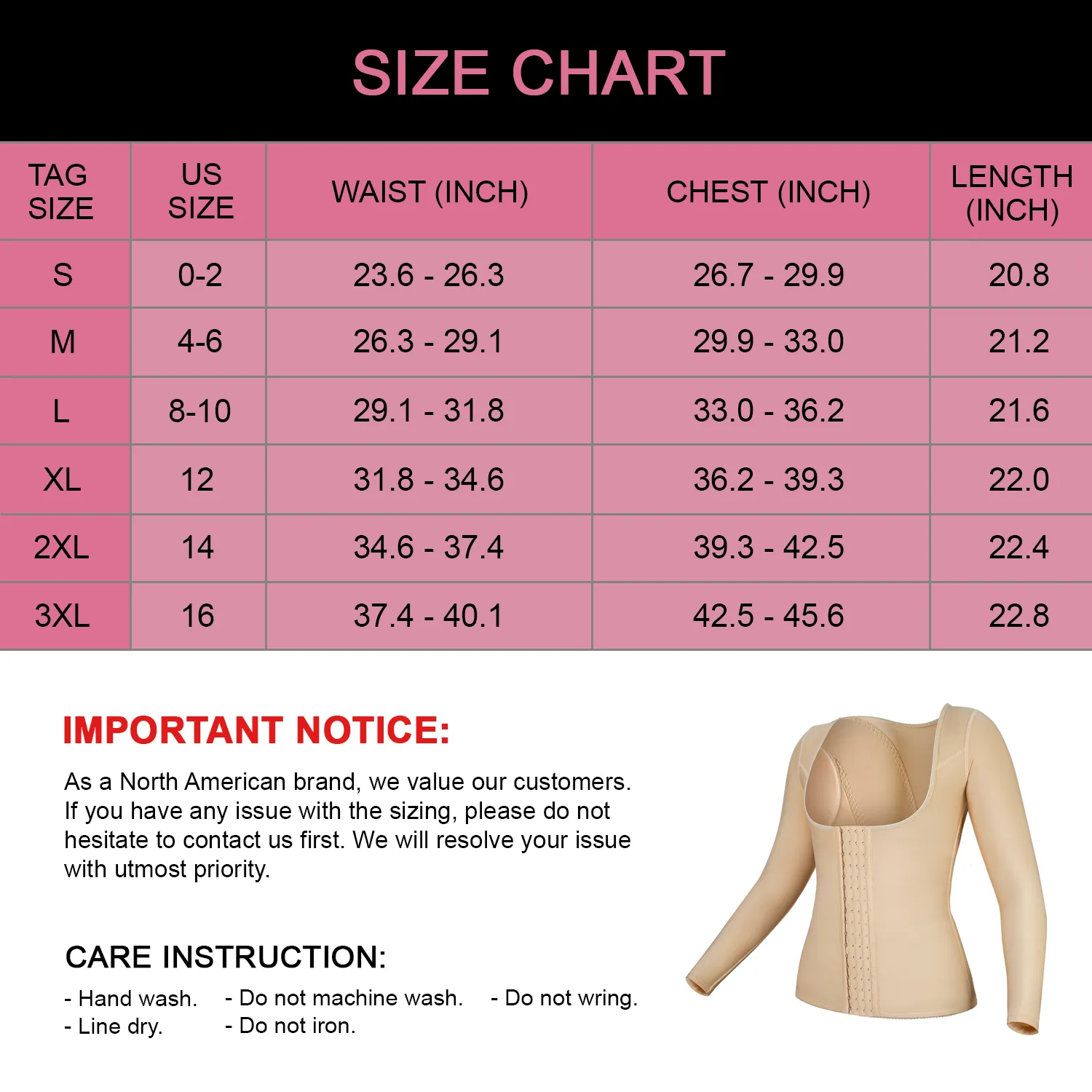 Lady Jeneva 4-in-1 Corset Waist Trainer with Arm Shaper - Beige