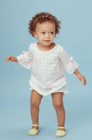 Lil Lemons Eyelet Bloomer Short