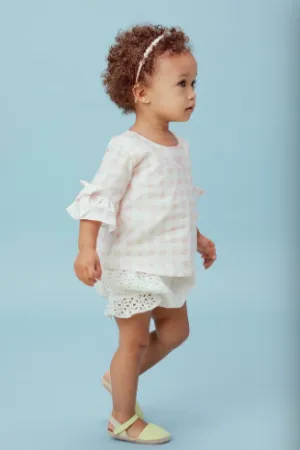 Lil Lemons Eyelet Bloomer Short