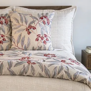 Linenberry Blue Throw by Ann Gish