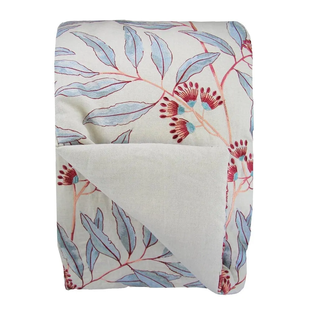 Linenberry Blue Throw by Ann Gish