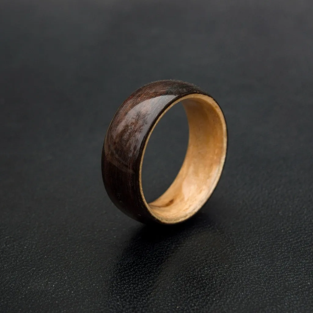 Maple Burl and Ebony Wood