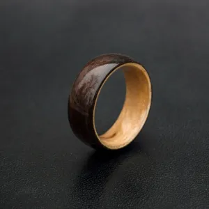 Maple Burl and Ebony Wood