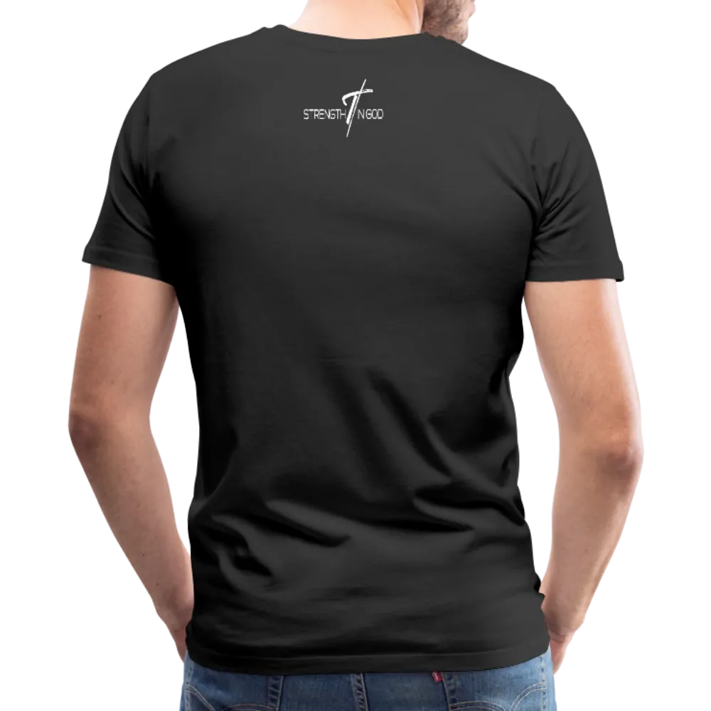 Mens T-Shirt, Strength In God Short Sleeve Graphic Tee