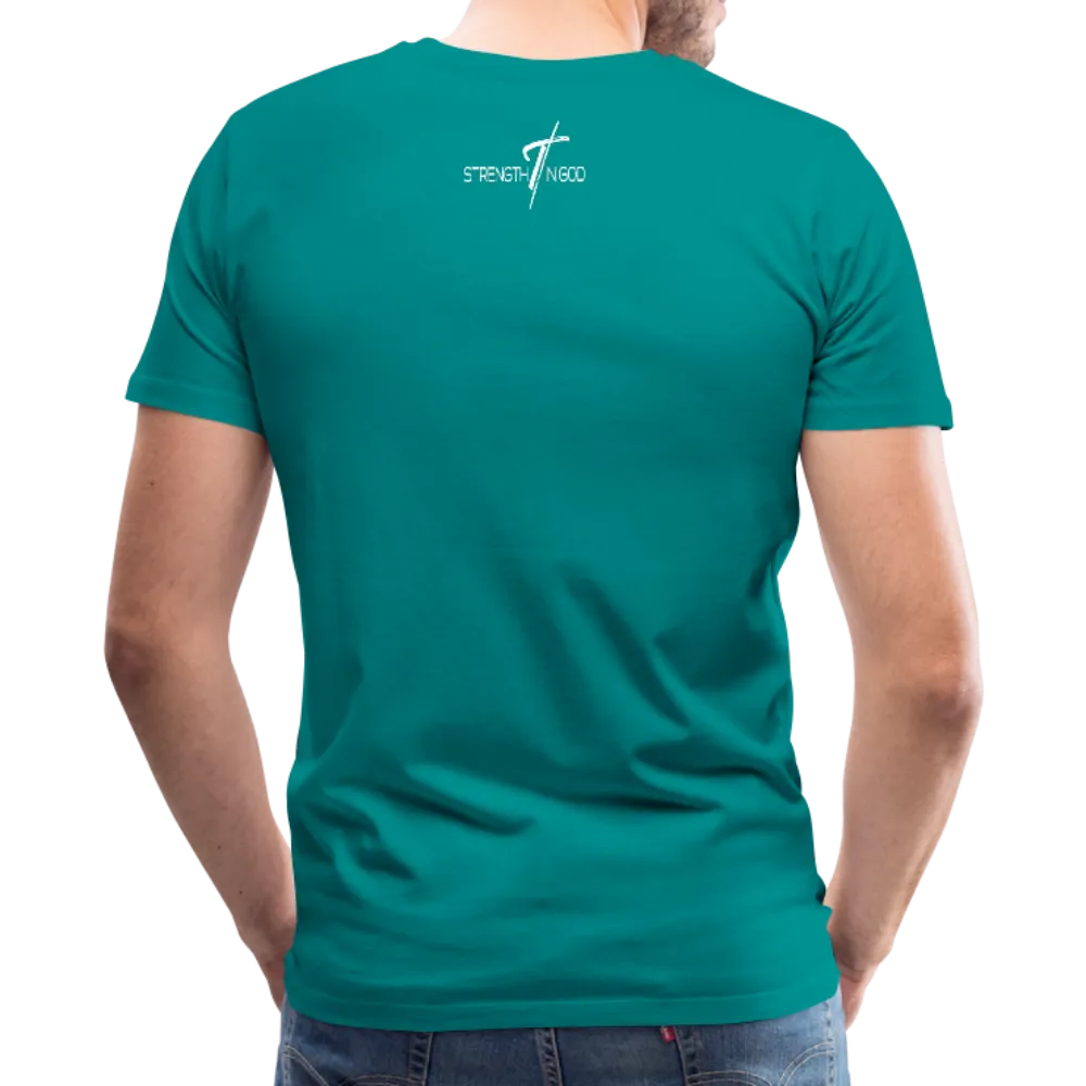 Mens T-Shirt, Strength In God Short Sleeve Graphic Tee